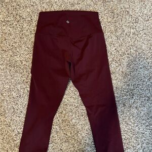 Lululemon leggings. Size 8 25 inch inseam.